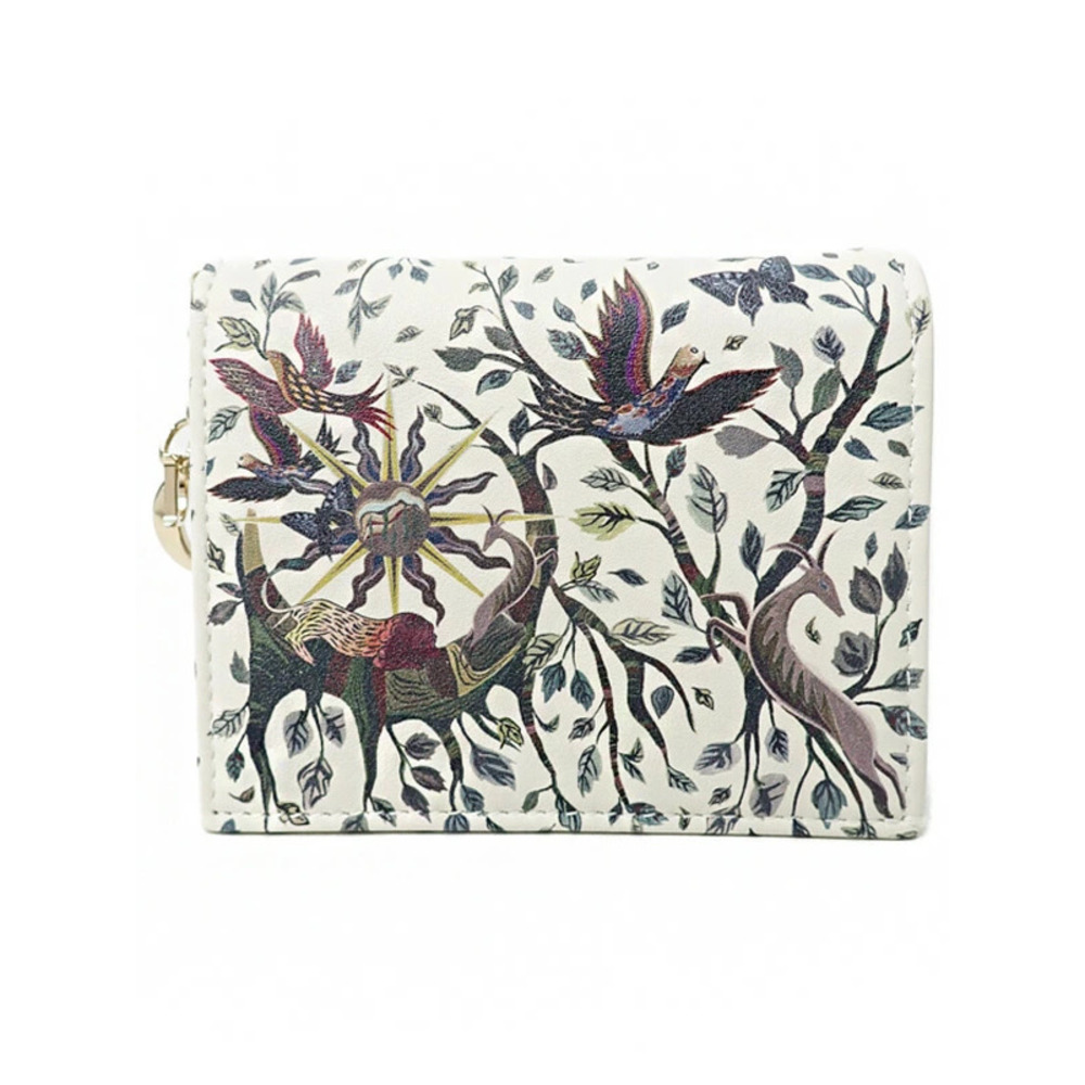 Christian Dior Animal Wallet Bi fold Short
